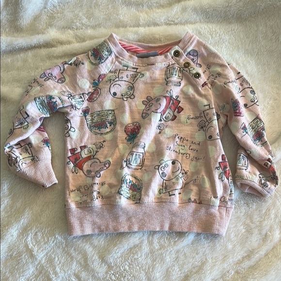 😍Girls 2t peppa pig sweatshirt and gap sweatpants - Picture 5 of 6